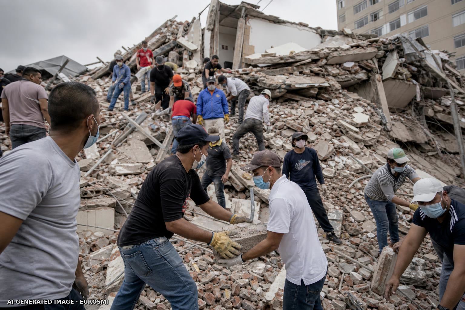 Rescuers search for survivors after 7.6 magnitude earthquake kills 216 people — Colombia