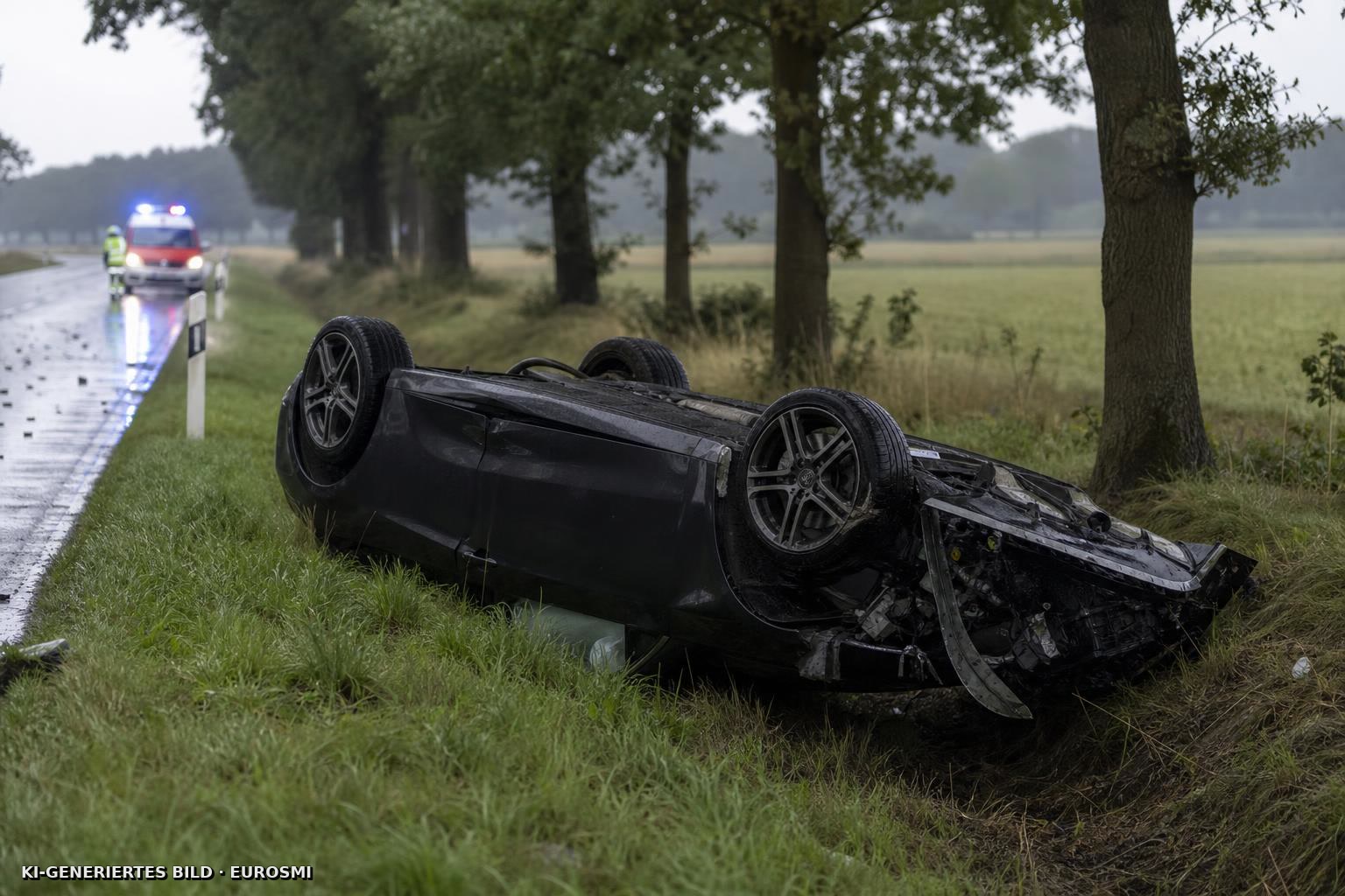 Leichtverletzter nach Unfall bei Tessin mit 150 Kmh im Regen - NDR.de