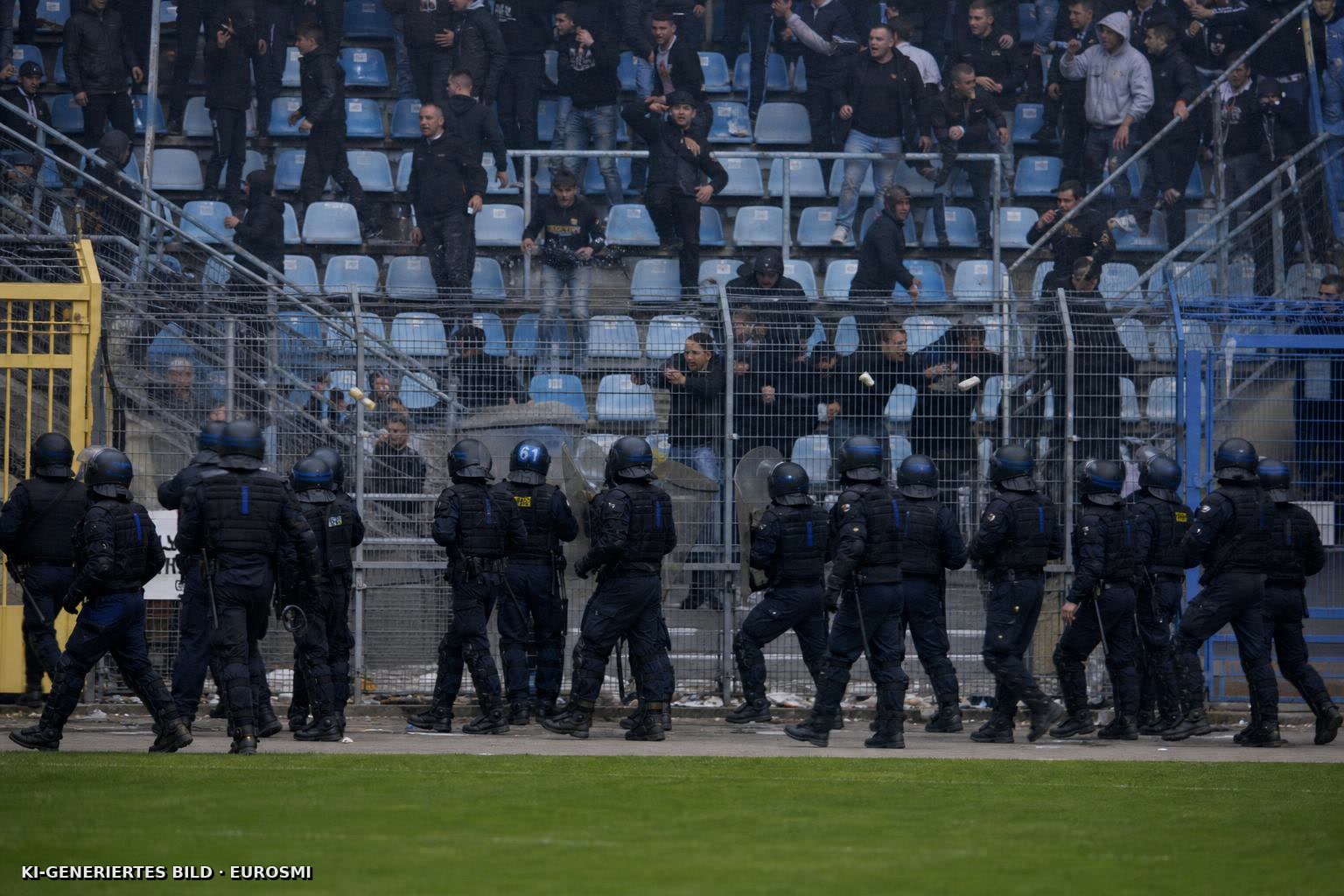 FCK siegt bei Waldhof Mannheim — Krawalle und Polizeieinsatz