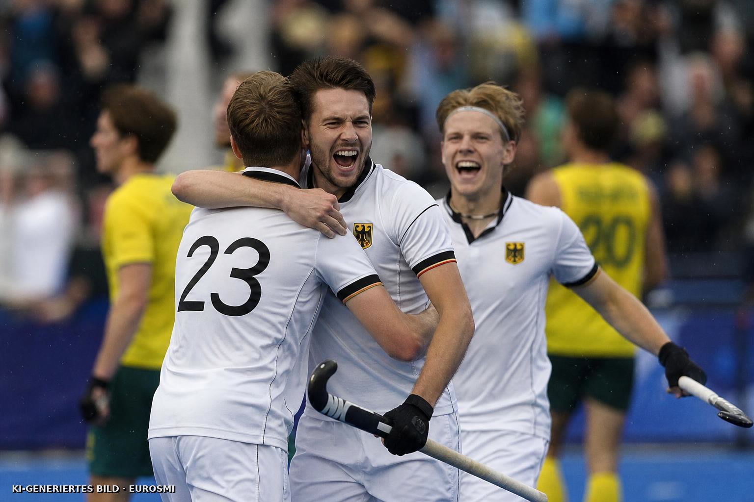 Hockey-Männer buchen das Halbfinale — Comeback-Sieg gegen Australien