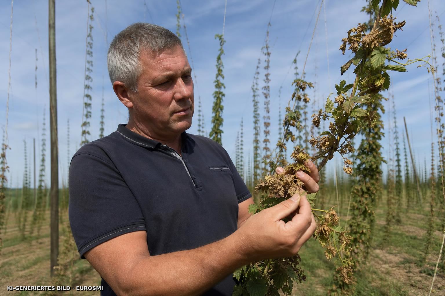 Trockenheit, Kosten sinkender Bierdurst belasten Branche - MDR.de — Hopfenbauern befürchten dürftige Ernte