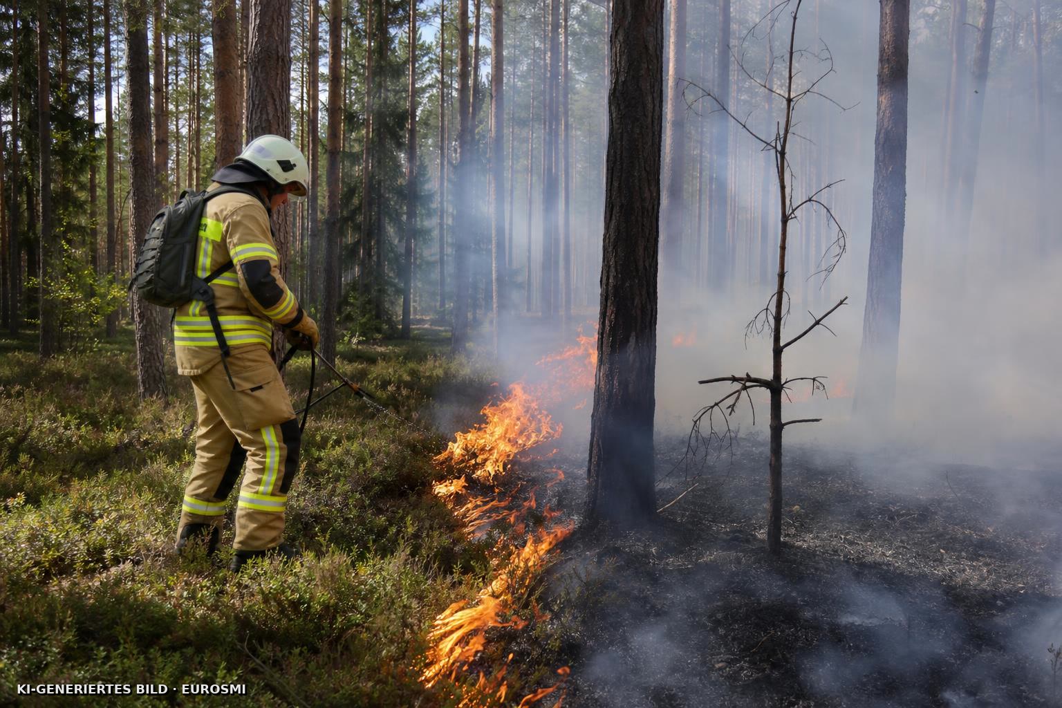 Höchste Waldbrandgefahr in Brandenburg
