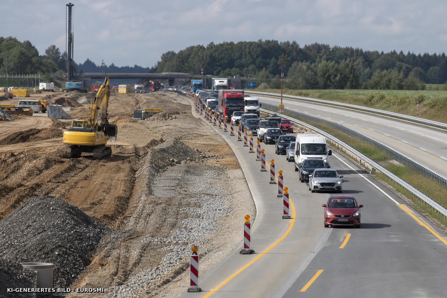 Baustelle auf A4 beinträchtigt ab Montag erneut Verkehr bei Chemnitz - MDR.de