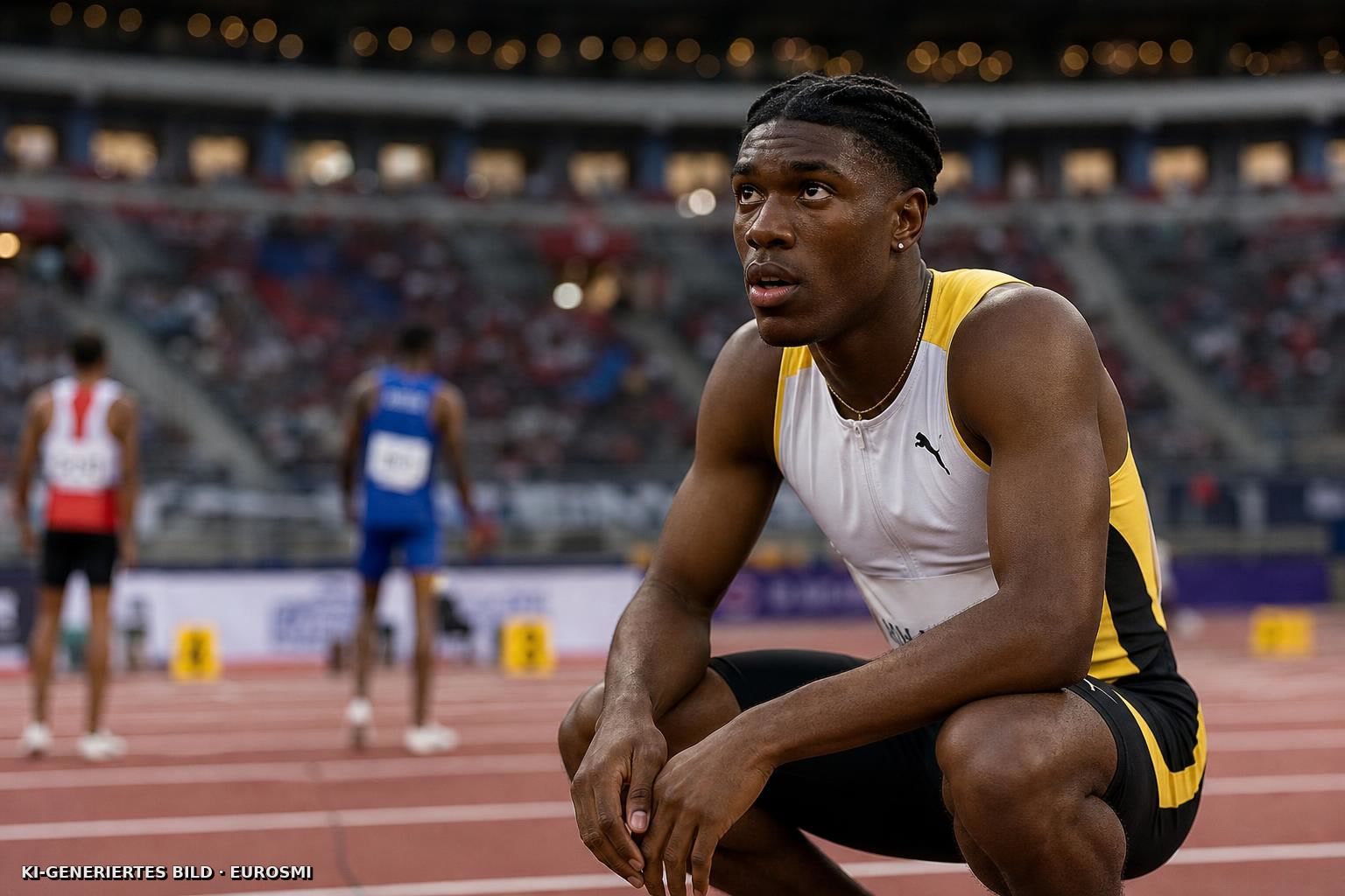 Lucas Ansah-Peprah darf nach ordentlichem Vorlauf am Abend im 100-m-Halbfinale an den Start gehen.