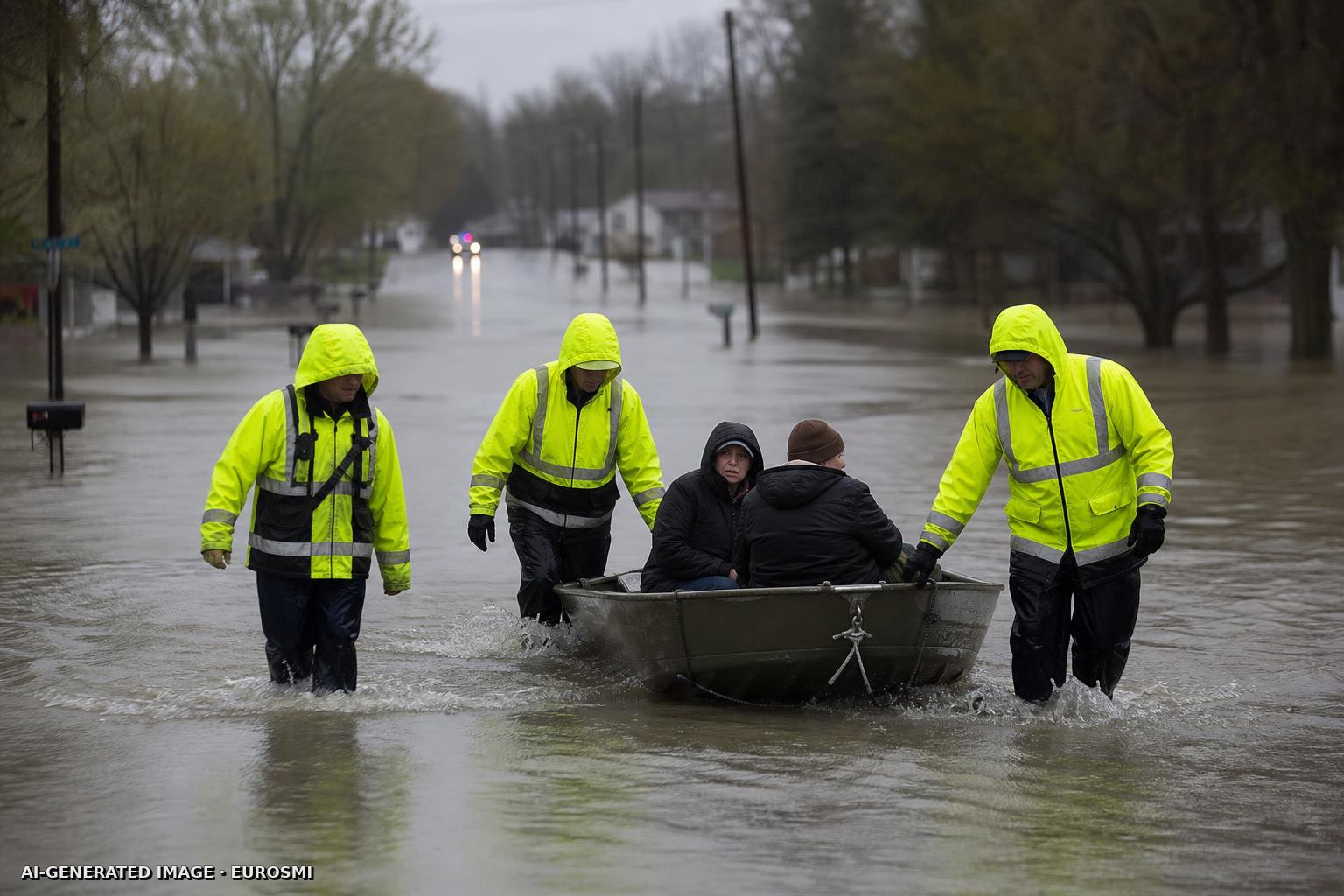 At least five reported dead amid flooding in US state of Indiana