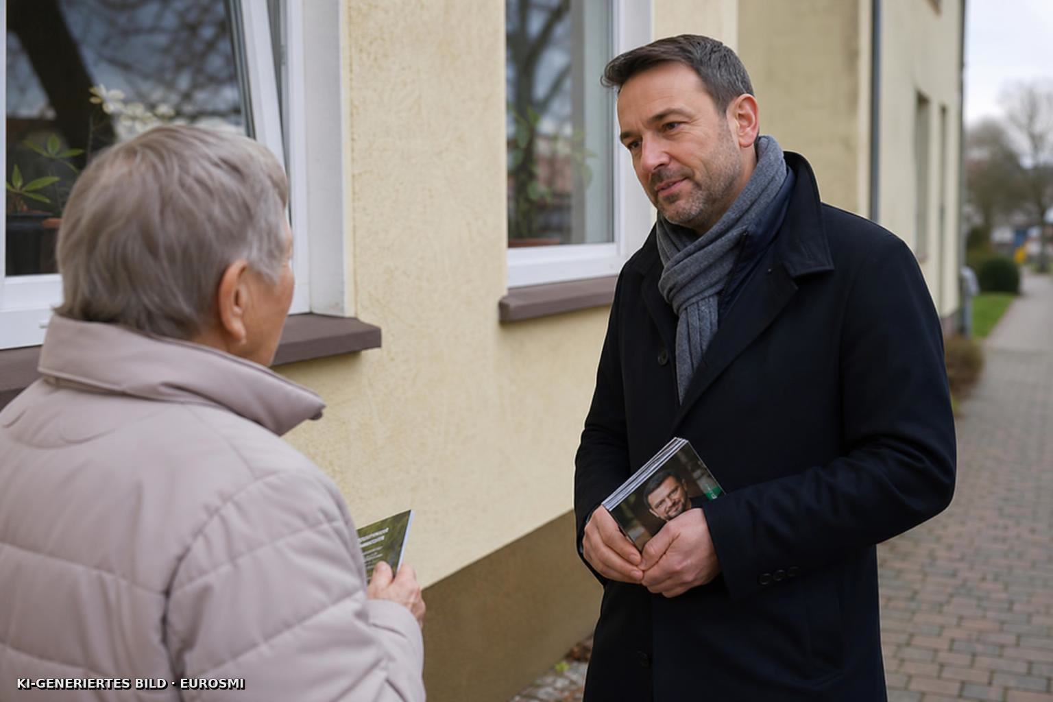 Der Späteinsteiger, der die CDU retten soll - rbb24.de — Wahlkampf mit Stefan Evers