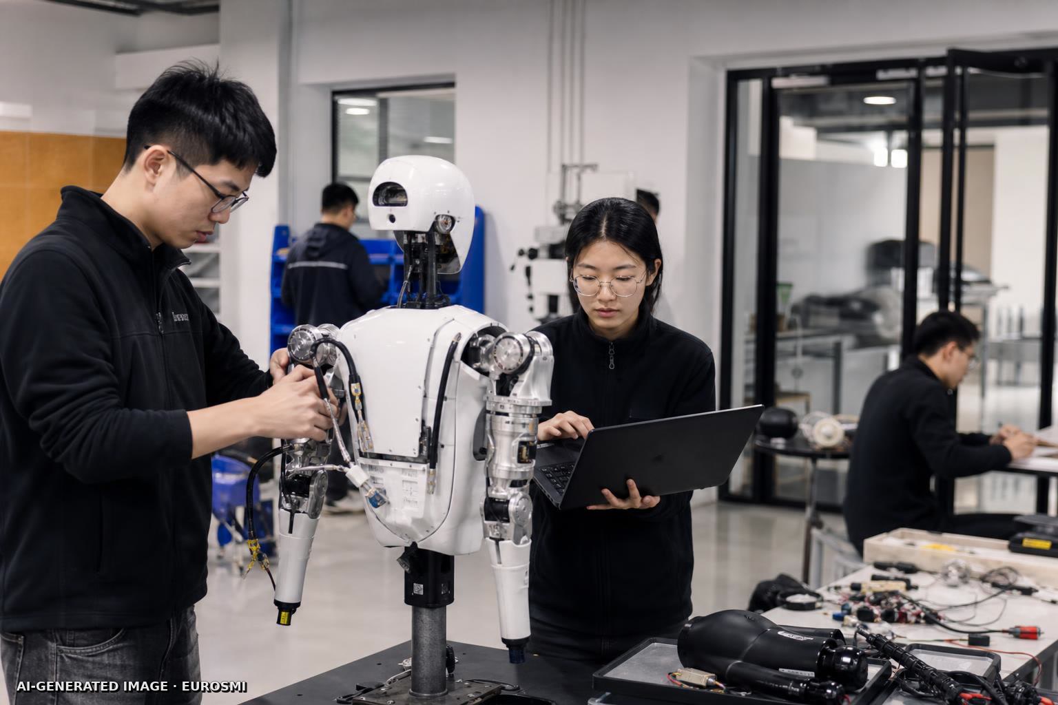 Jesse Liu, CFO at Chinese robotics firm LimX Dynamics, says China' robotics industry is working toward bridging itself with…