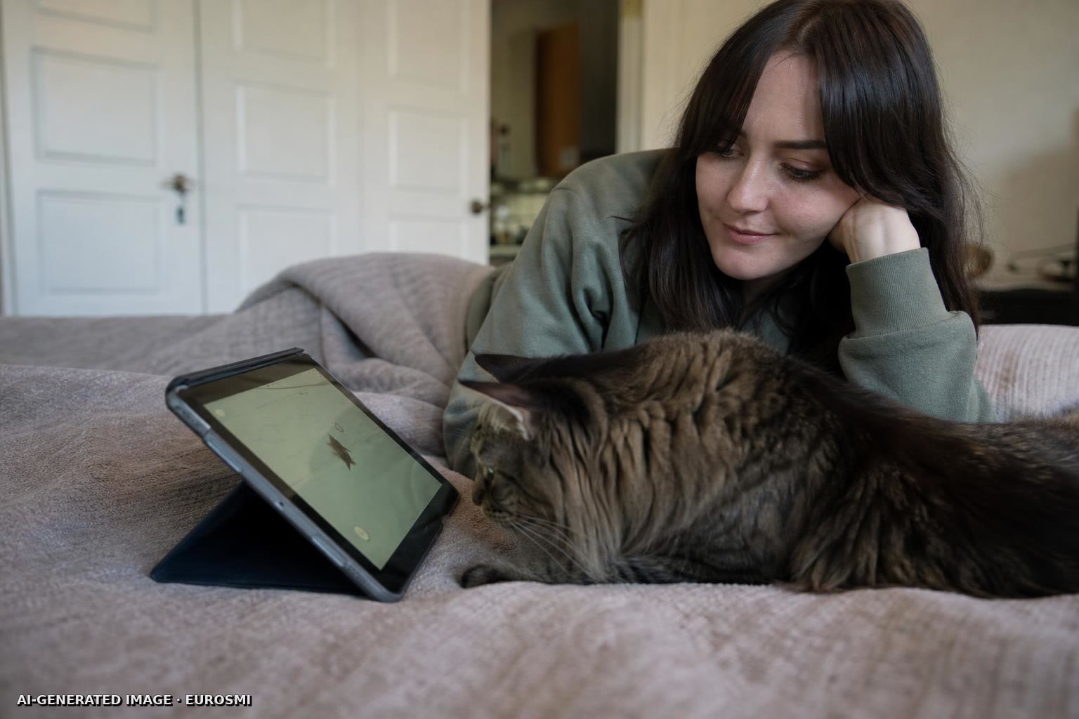 Oops! My cat is an iPad kid