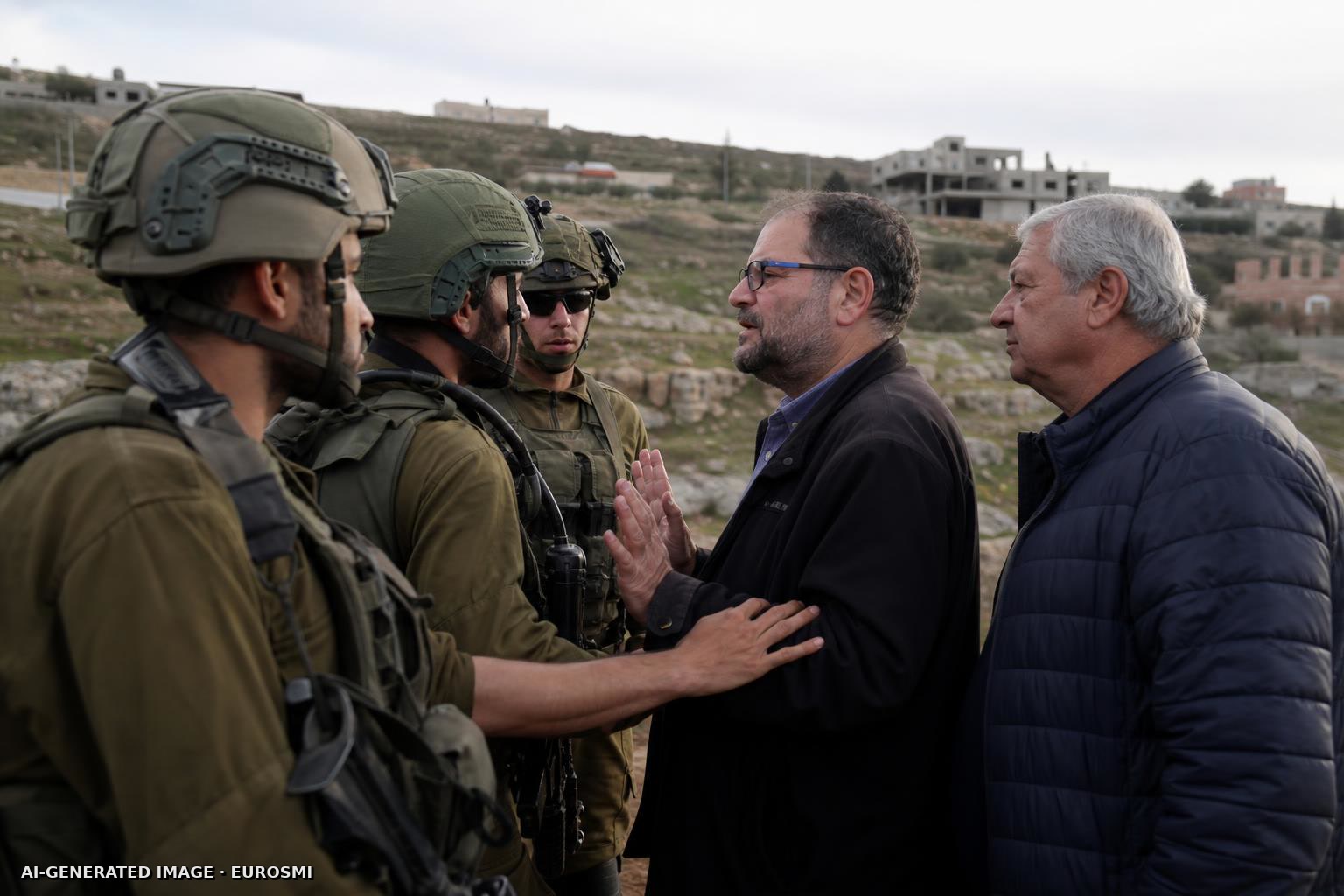 Israeli soldiers blocked Knesset member Ofer Cassif from reaching a Palestinian family home in the occupied West Bank.