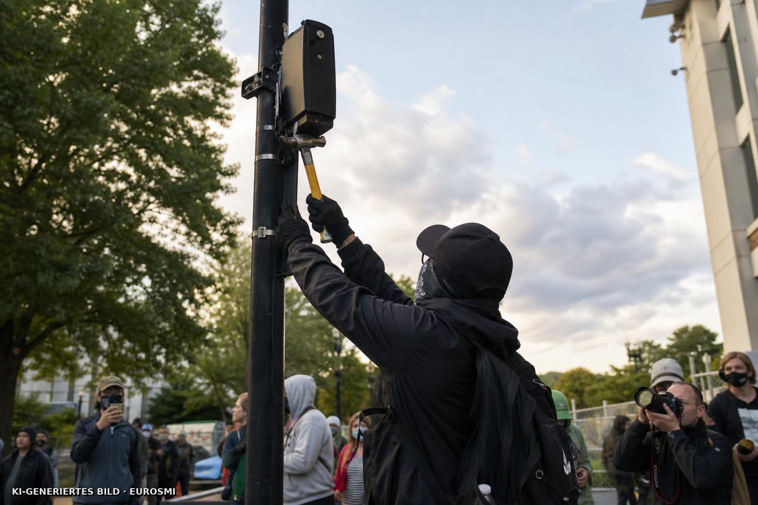 USA: Protest und Zerstörungswut gegen Flock-Kameras