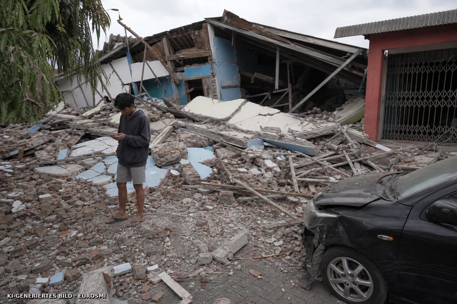 Schweres Erdbeben erschüttert Indonesien - MDR.de — Video