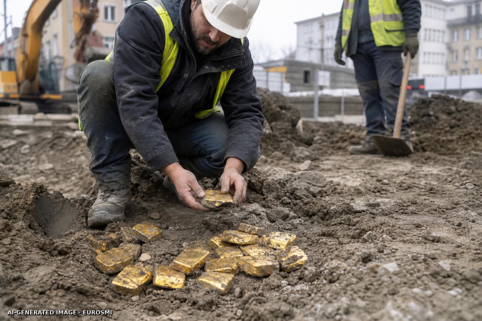 Construction crew finds $10 million in gold in Belgium