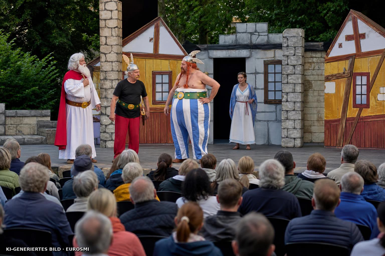 Sommertheater mit einem Hauch von Asterix und Obelix in Leipzig - mdr.de