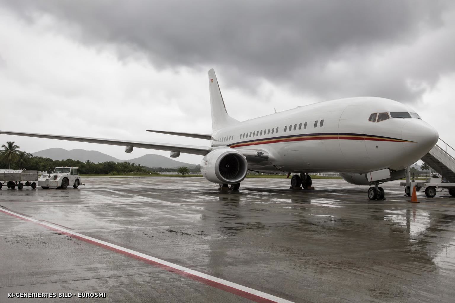 Regierungsflieger strandet auf den Seychellen stern.de