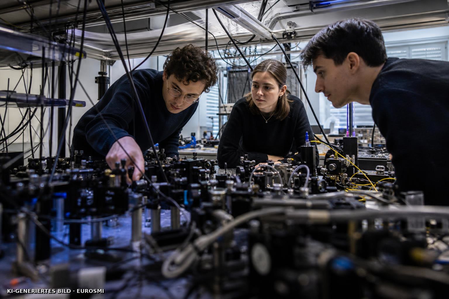 Im Labor von planqc zu Besuch — heise+ | Quantencomputer aus neutralen Atomen
