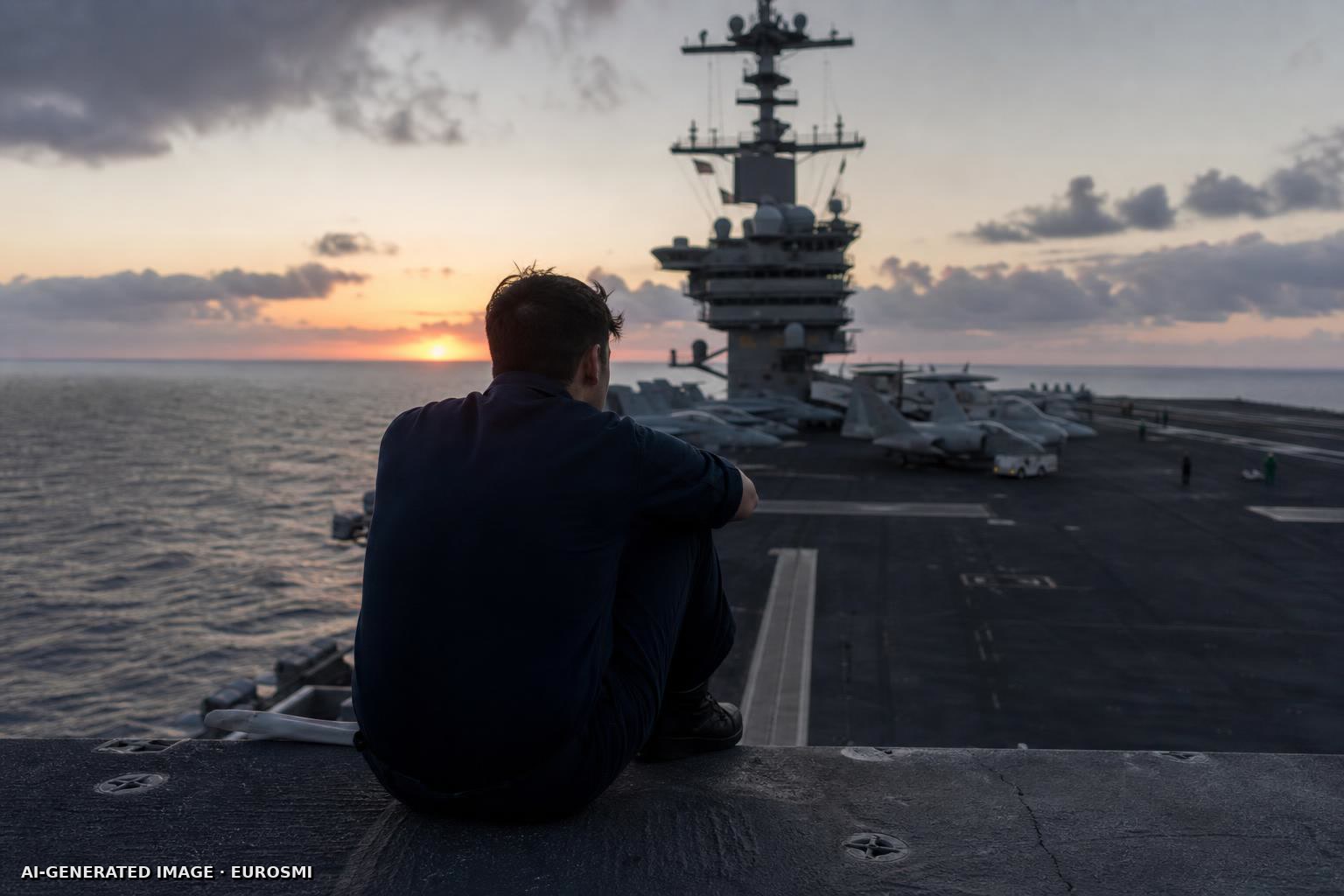 Of mental health crisis aboard the USS Abraham Lincoln — according to US military pushes back on