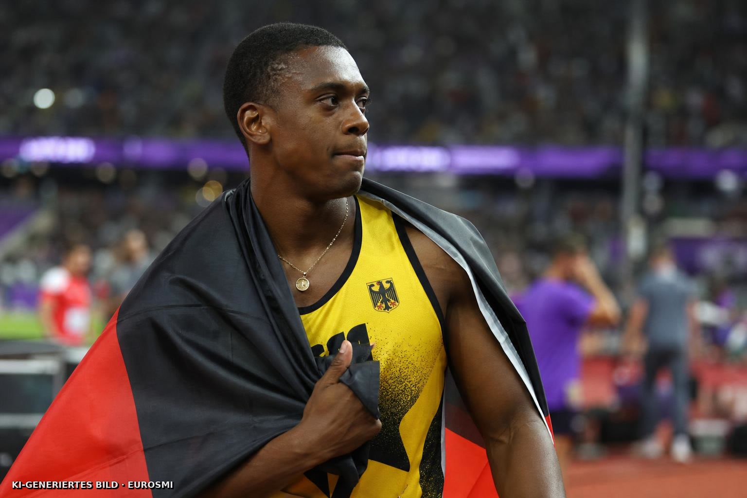 19,95 Sekunden! Owen Ansah holt Gold über 200 Meter — Leichtathletik-EM