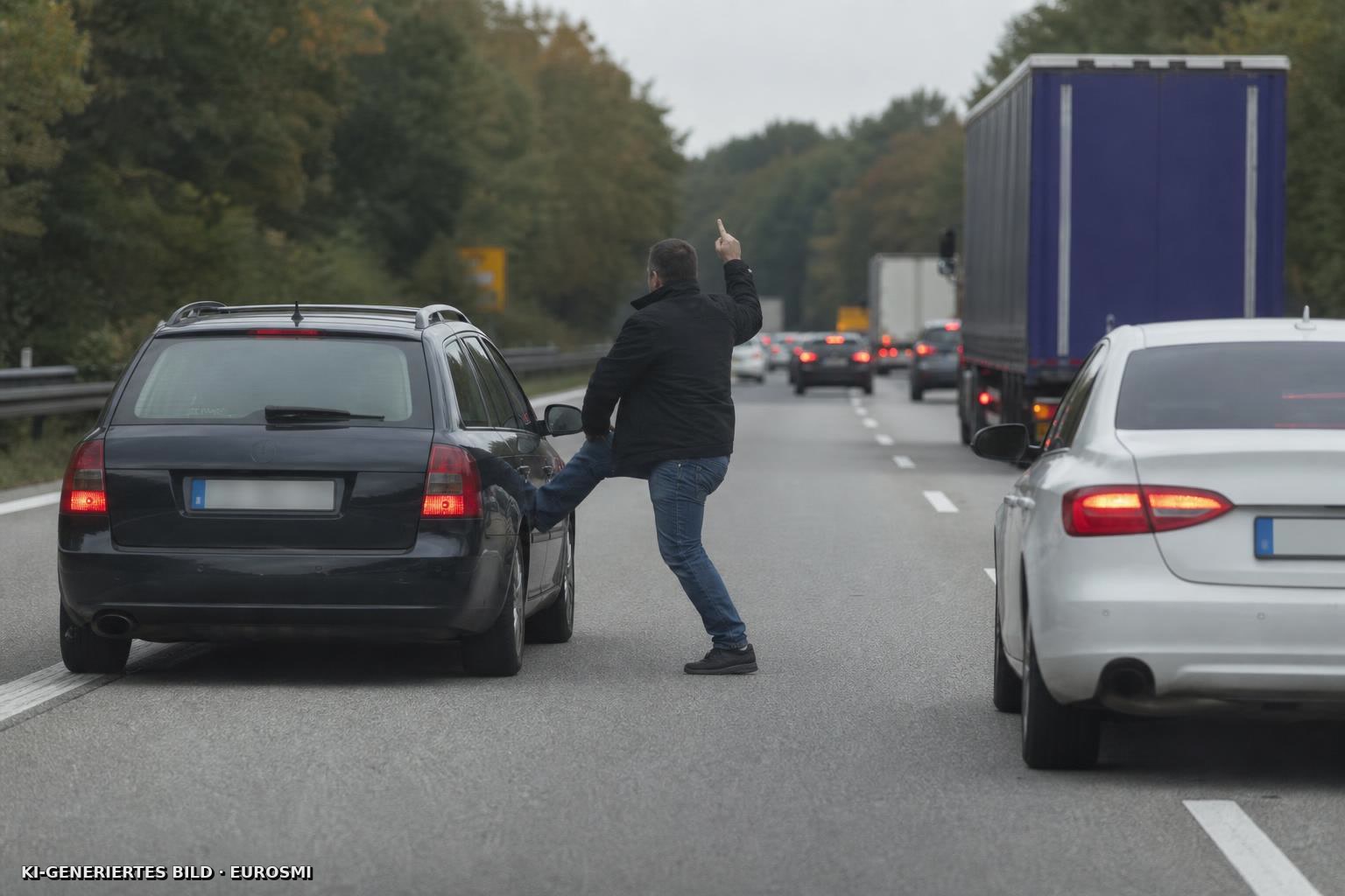 Unbekannter provoziert Unfall auf Autobahn - Zeugen gesucht - NDR.de — Mit Mittelfinger und Fußtritt