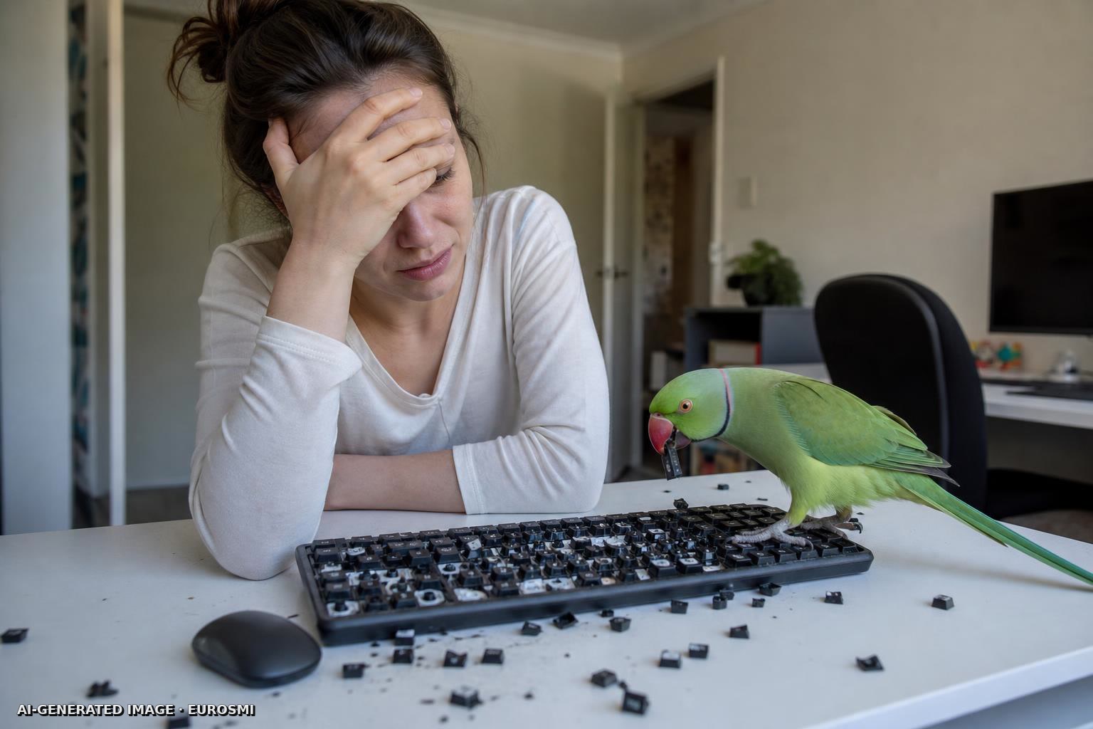 My parrot ate my keyboard