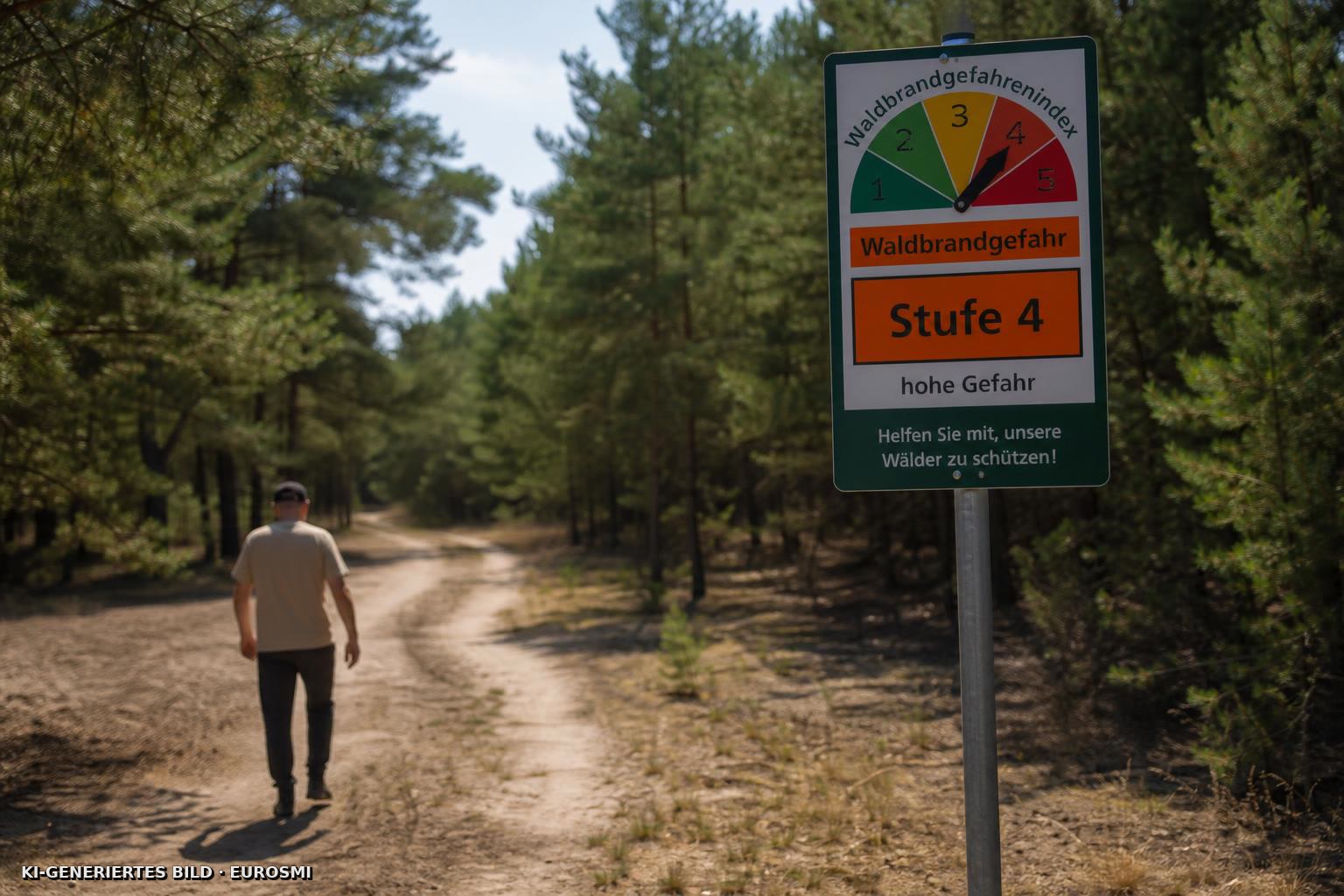 Waldbrandgefahr steigt rapide an - ndr.de — Zweithöchste Gefahrenstufe