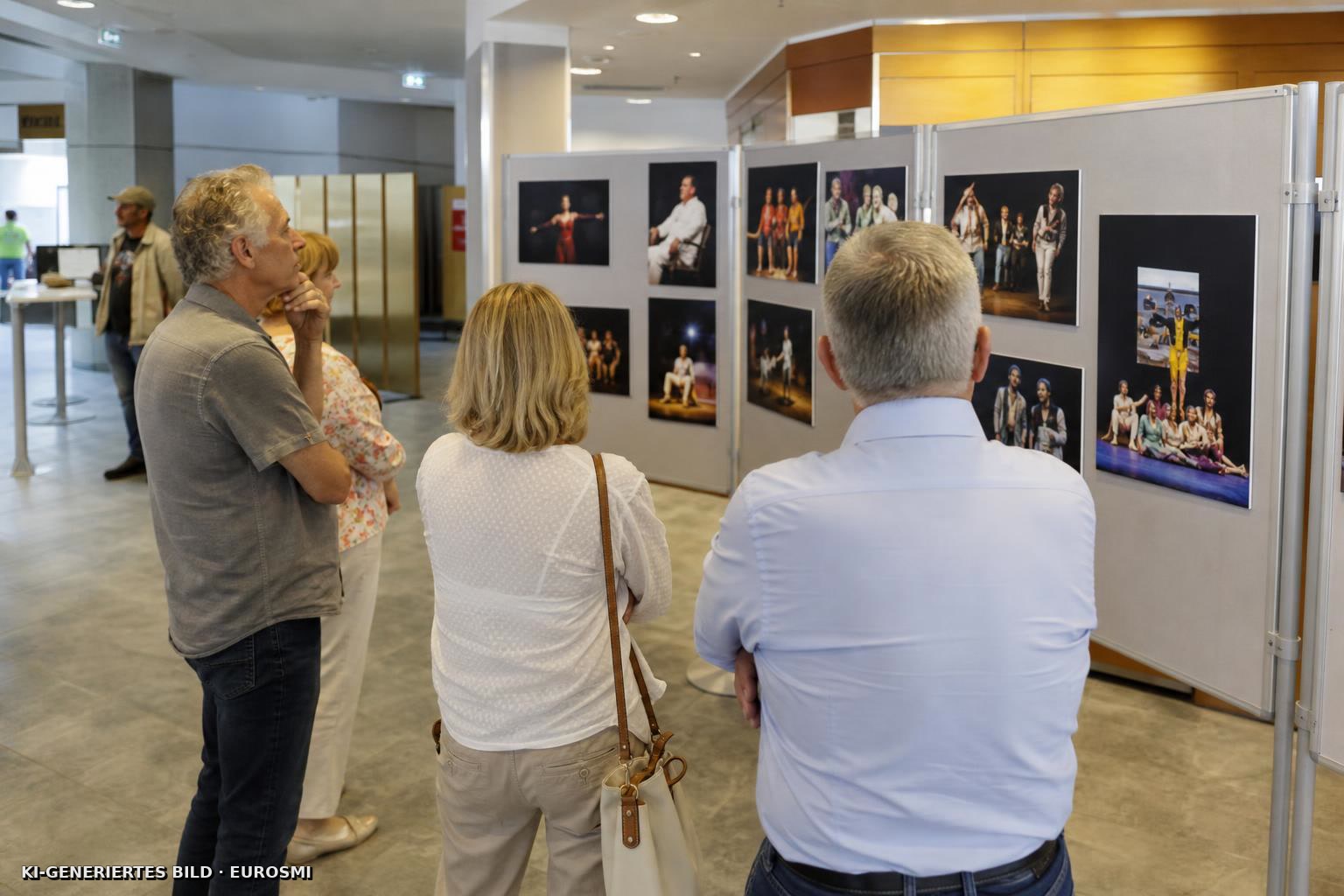 Ausstellung „50 Jahre ComedyArts“ in der Sparkasse
