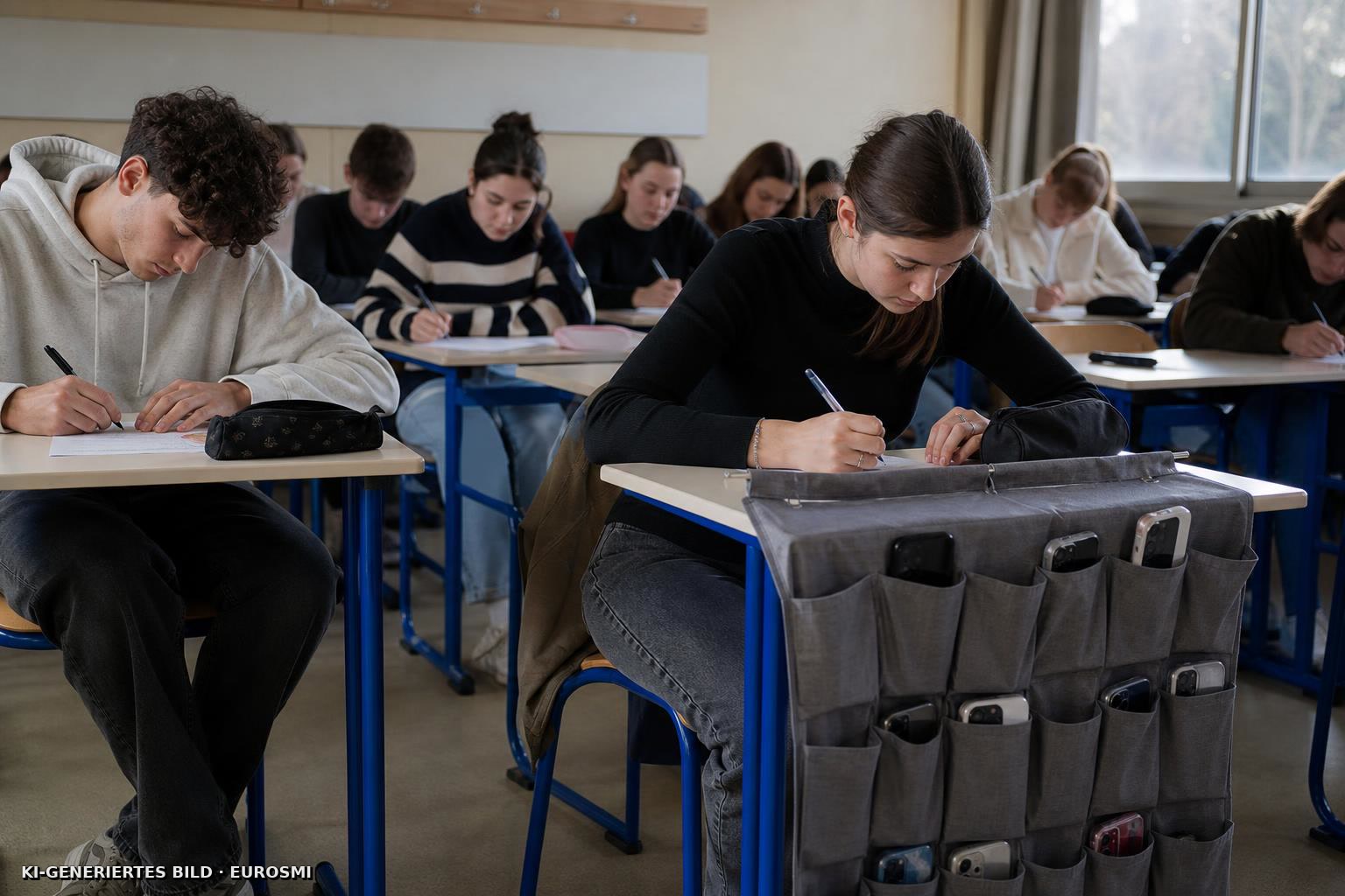 Macron setzt Handyverbot für Oberstufe in Frankreich in Kraft – News