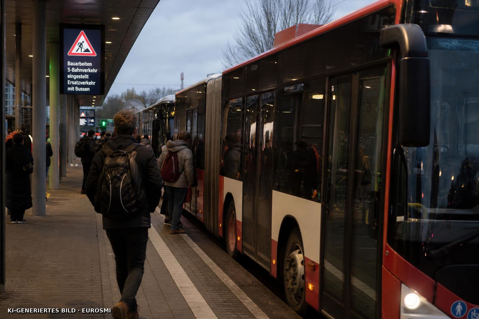 S-Bahn Hannover ersetzt Bahnen durch Busse aufgrund von Bauarbeiten