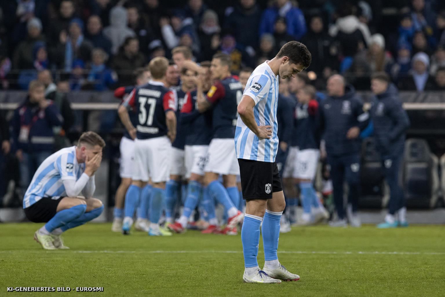 1860 München hat nach seinem Zwangsabstieg in die Viertklassigkeit einen guten Auftritt gegen Zweitligist Holstein Kiel…