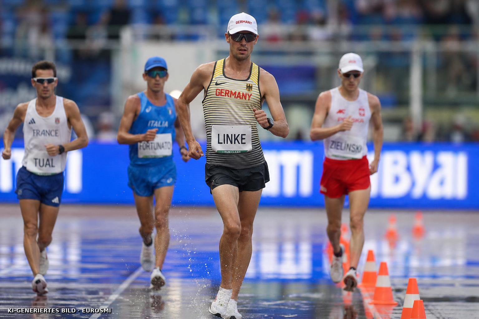 Bei der Leichtathletik-EM stehen heute alle vier Entscheidungen im Gehen an, unter anderem mit Christopher Linke.