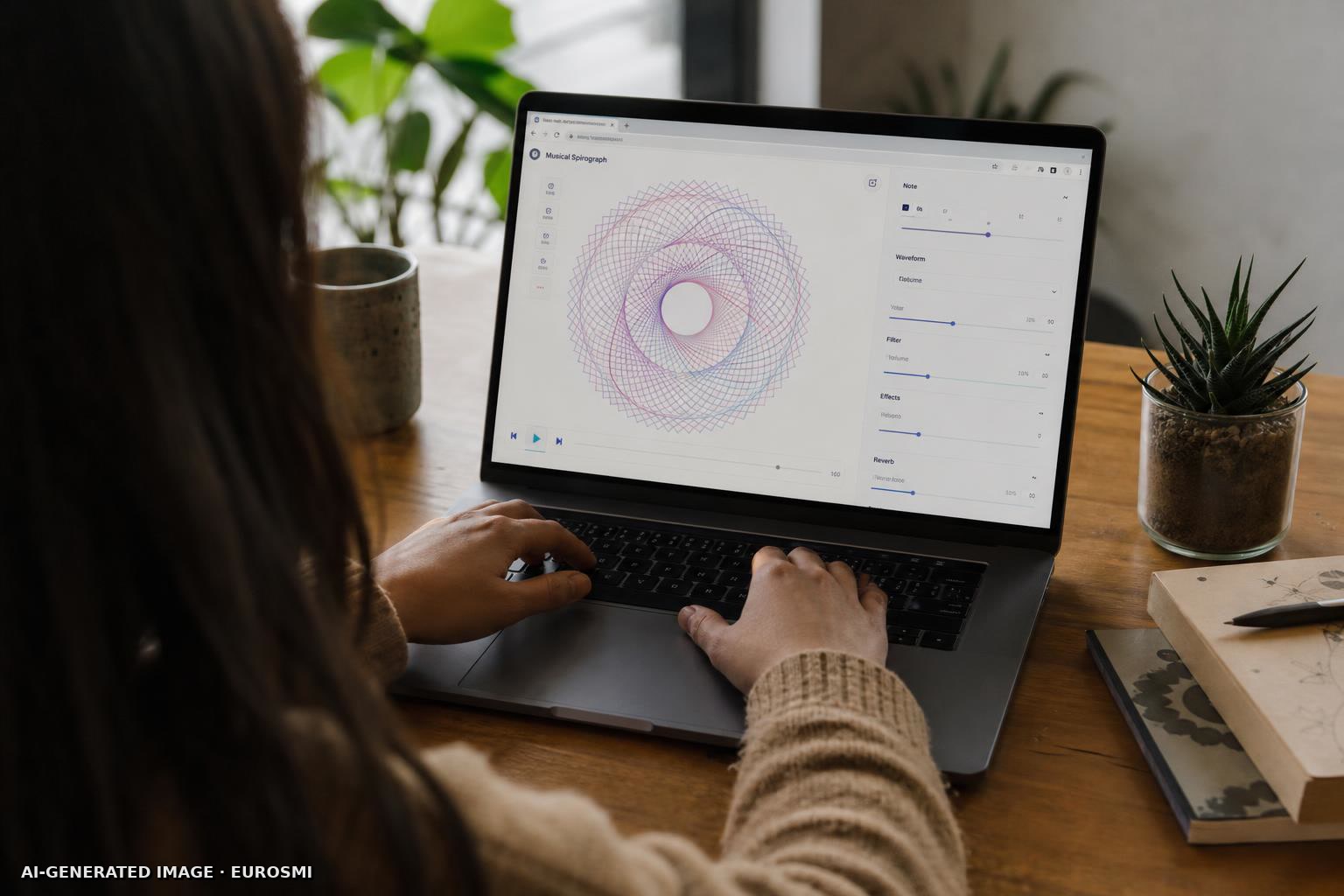 Doodle generative compositions in your browser with Musical Spirograph