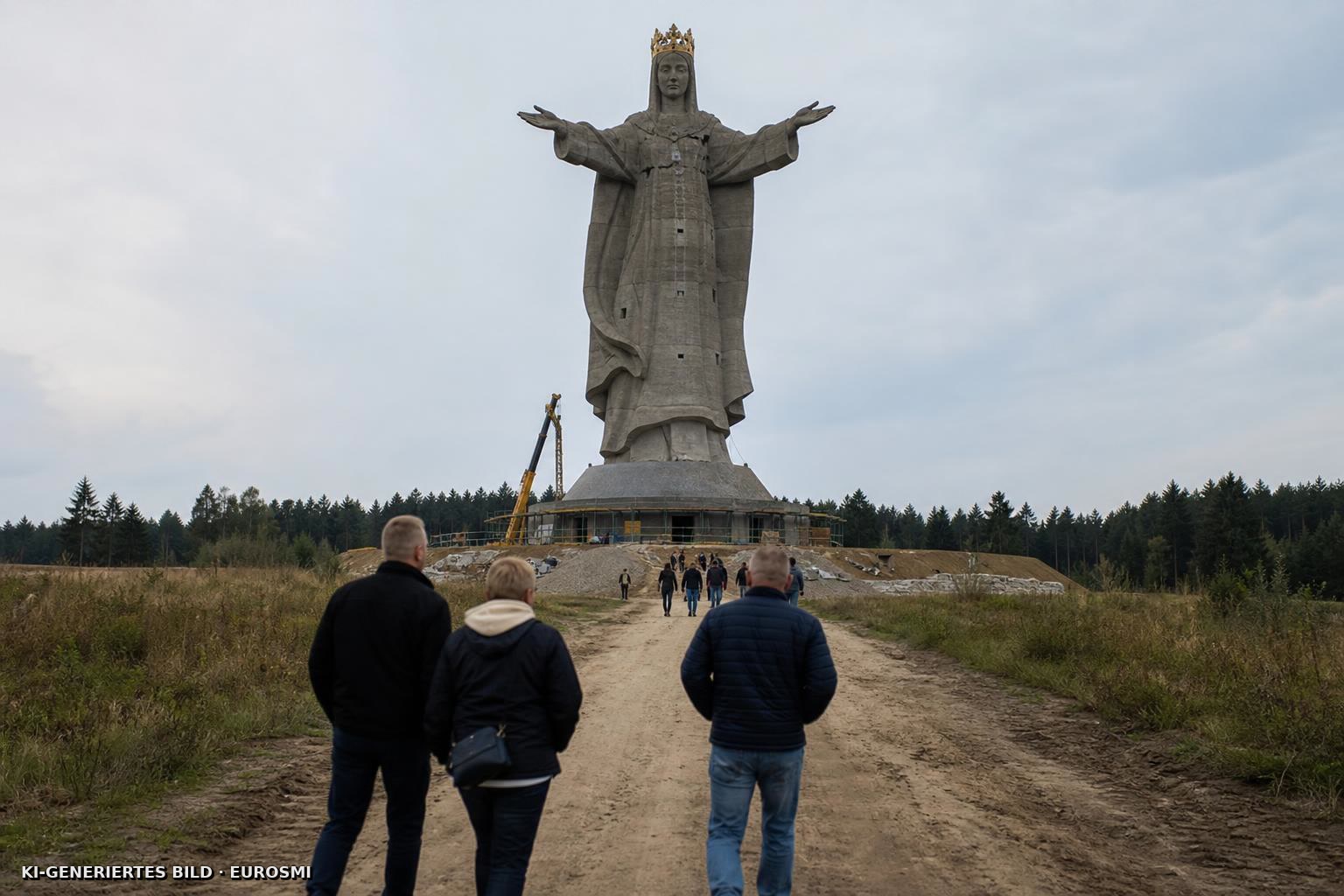 Riesige Marienstatue in Polen soll Pilger anziehen