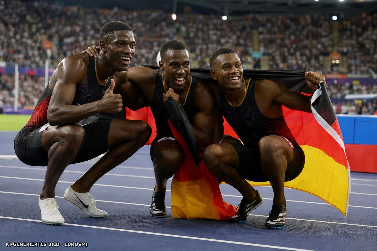 Auch ohne Ansah - Sprintstaffel stürmt zu Silber — Leichtathletik-EM