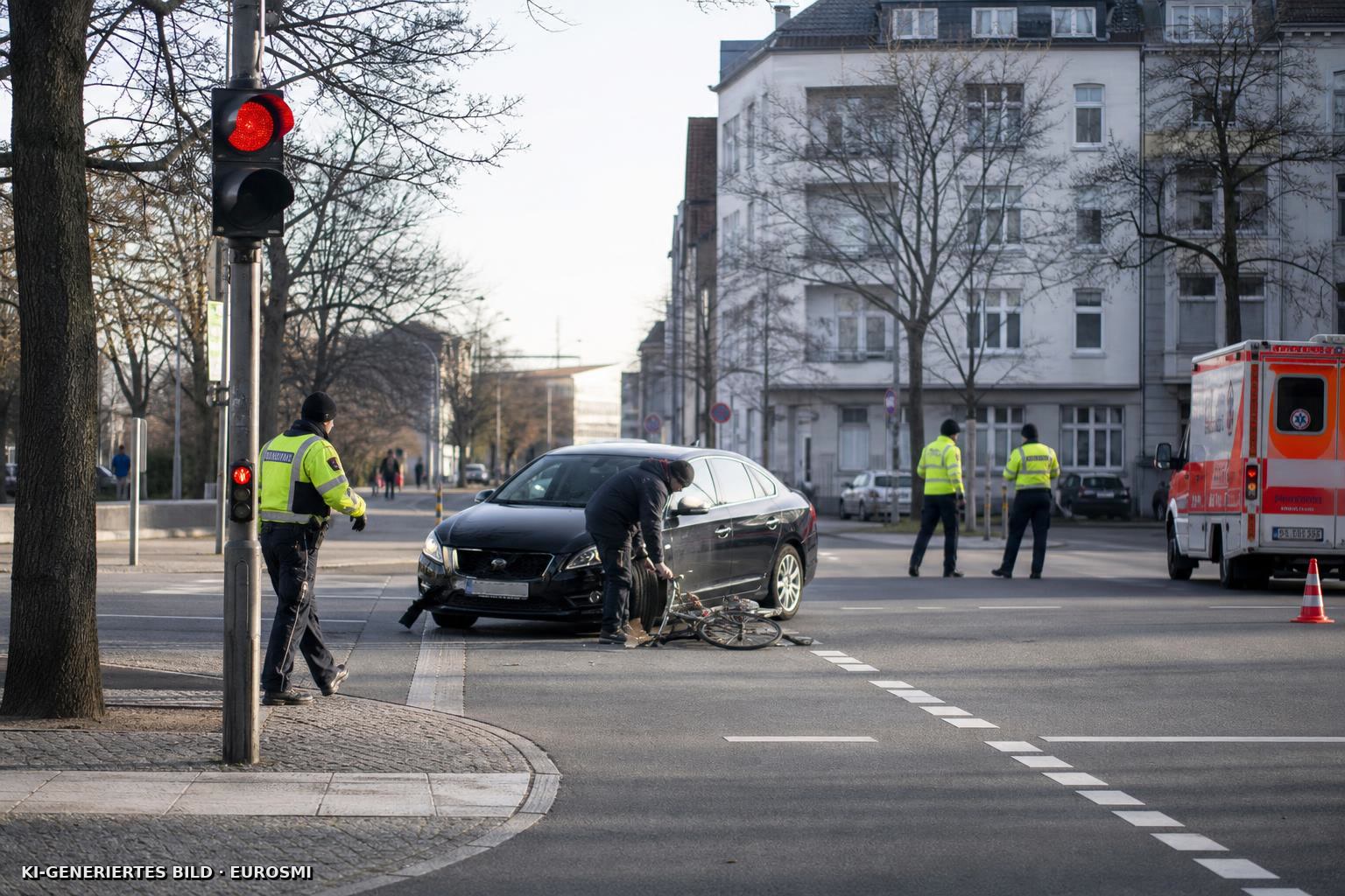 Radfahrer fährt in der Schanz bei Rot über die Ampel und wird von Auto erfasst - NDR.de