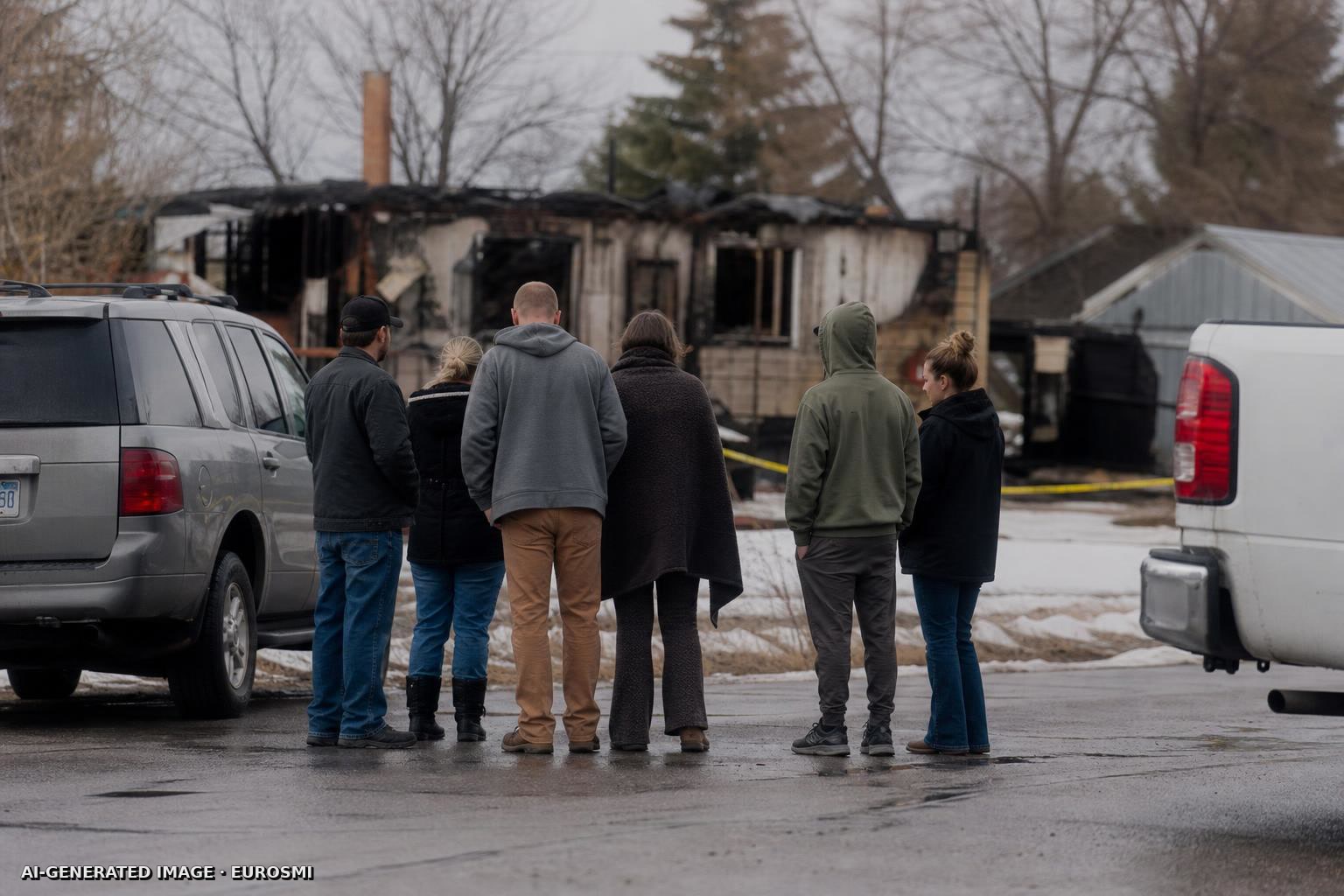 4 children, 4 adults killed in shooting and fire at Montana home, police say